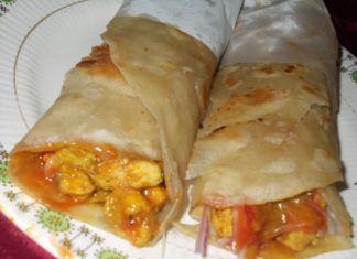Spicy Chicken Roll