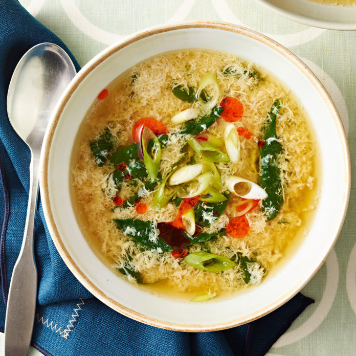 Spinach Egg Drop Soup