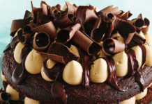 Caramel Whipped Cream Chocolate Cake