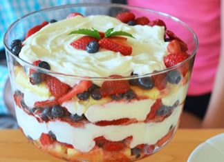 Fresh Fruit Trifle